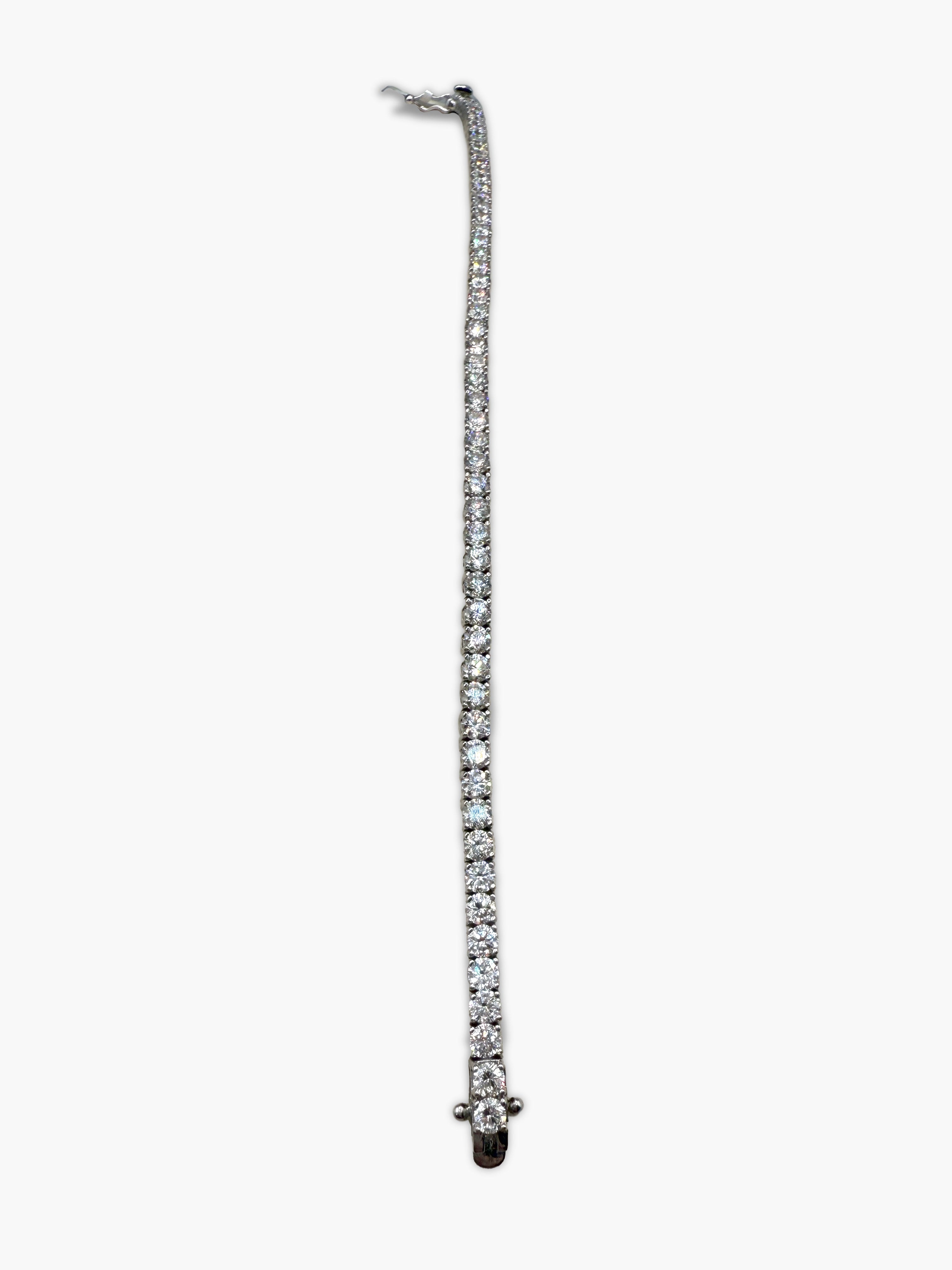 Diamond Tennis Bracelet in 14K White Gold