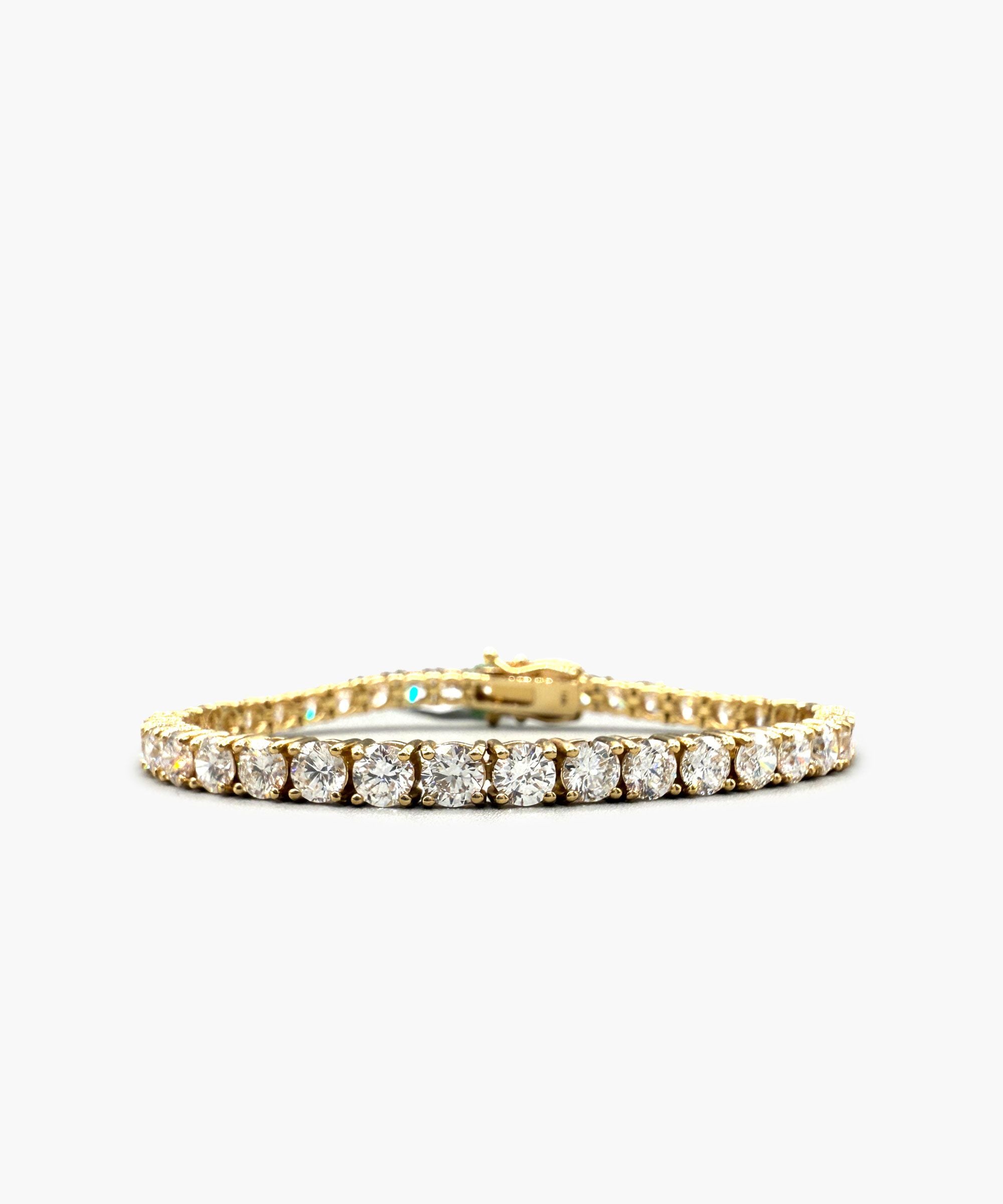 Diamond Tennis Bracelet in 14K Yellow Gold