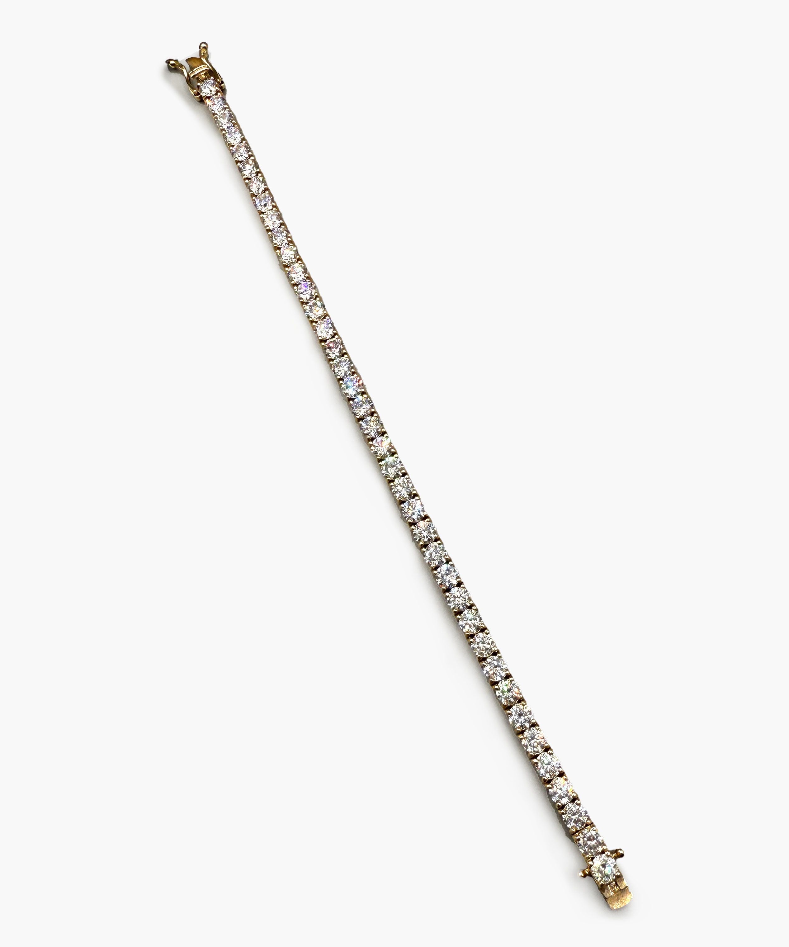 Diamond Tennis Bracelet in 14K Yellow Gold