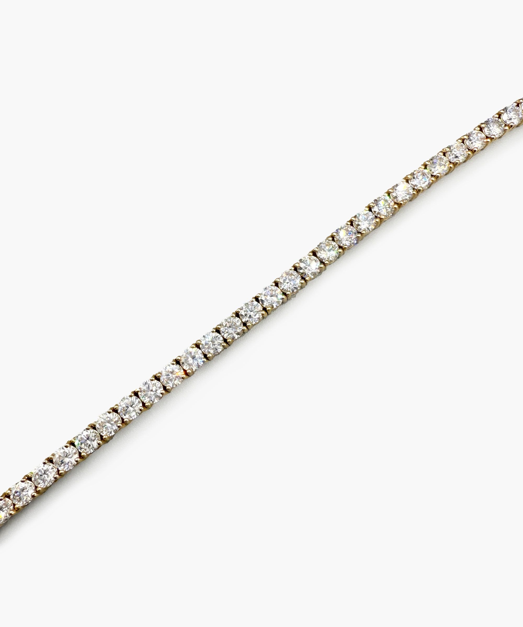 Diamond Tennis Bracelet in 14K Yellow Gold