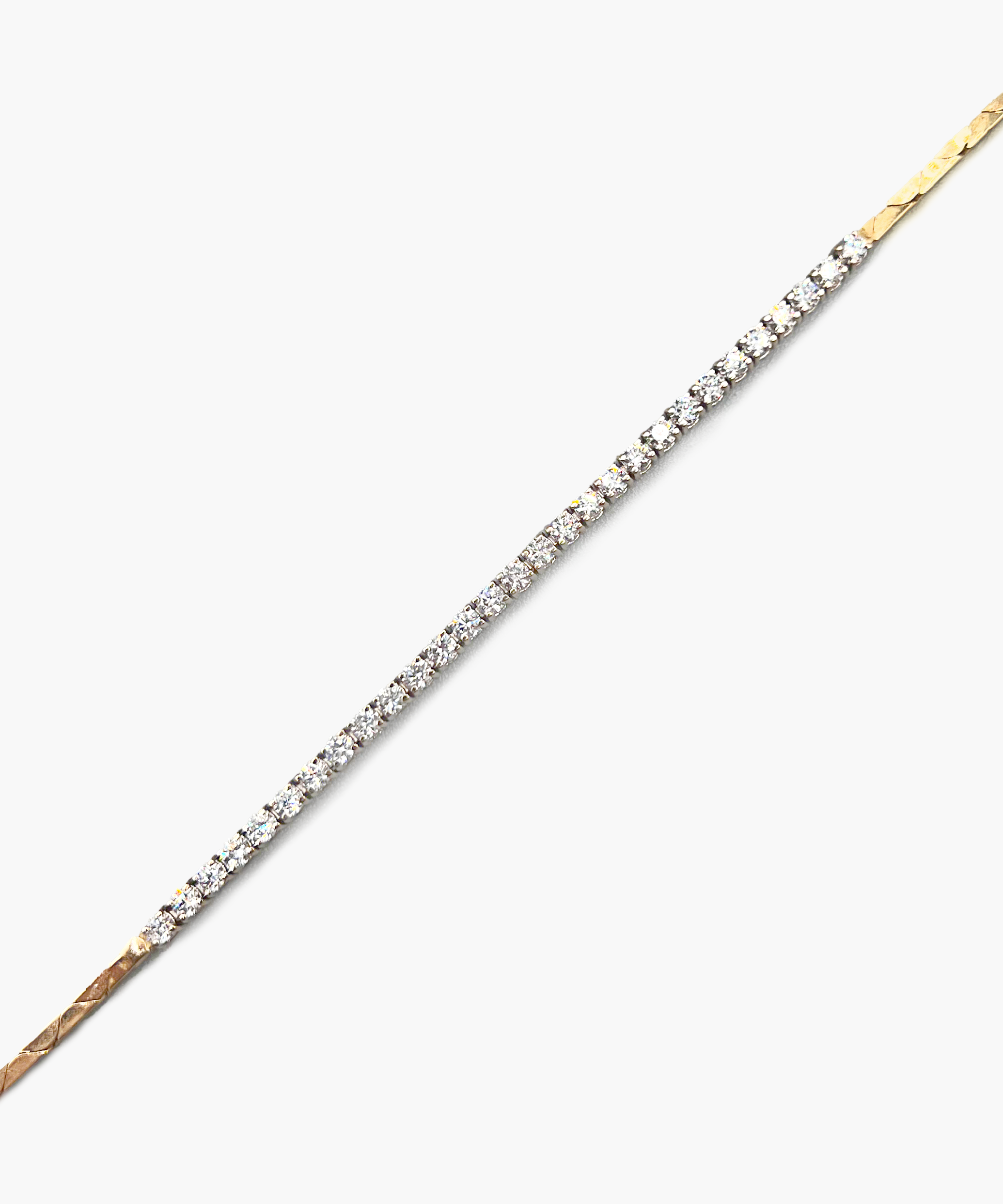 14K Yellow Gold & Diamond Necklace