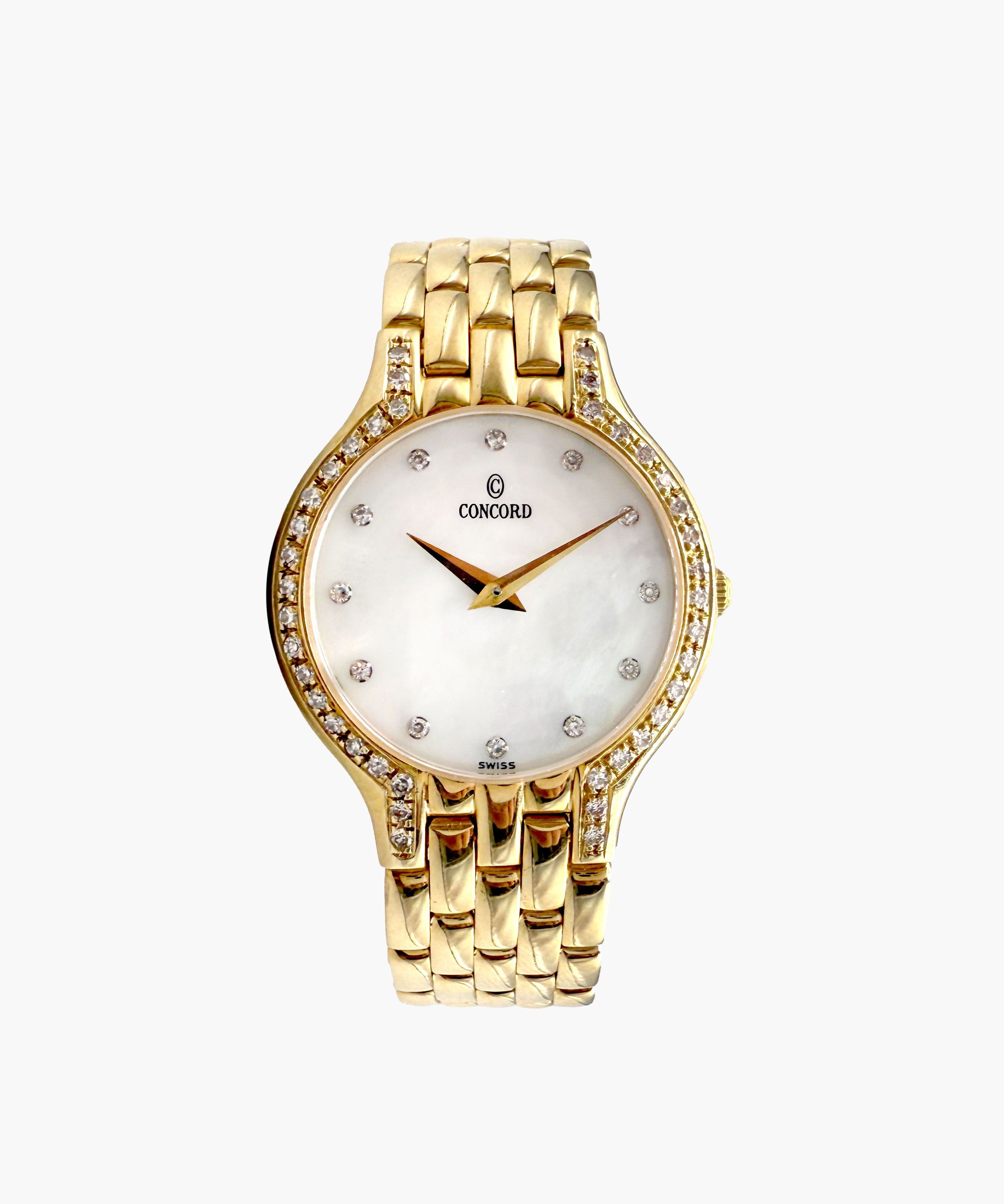 Concord "Le Palais" Ladies Watch in 14K Yellow Gold with Diamond Accents