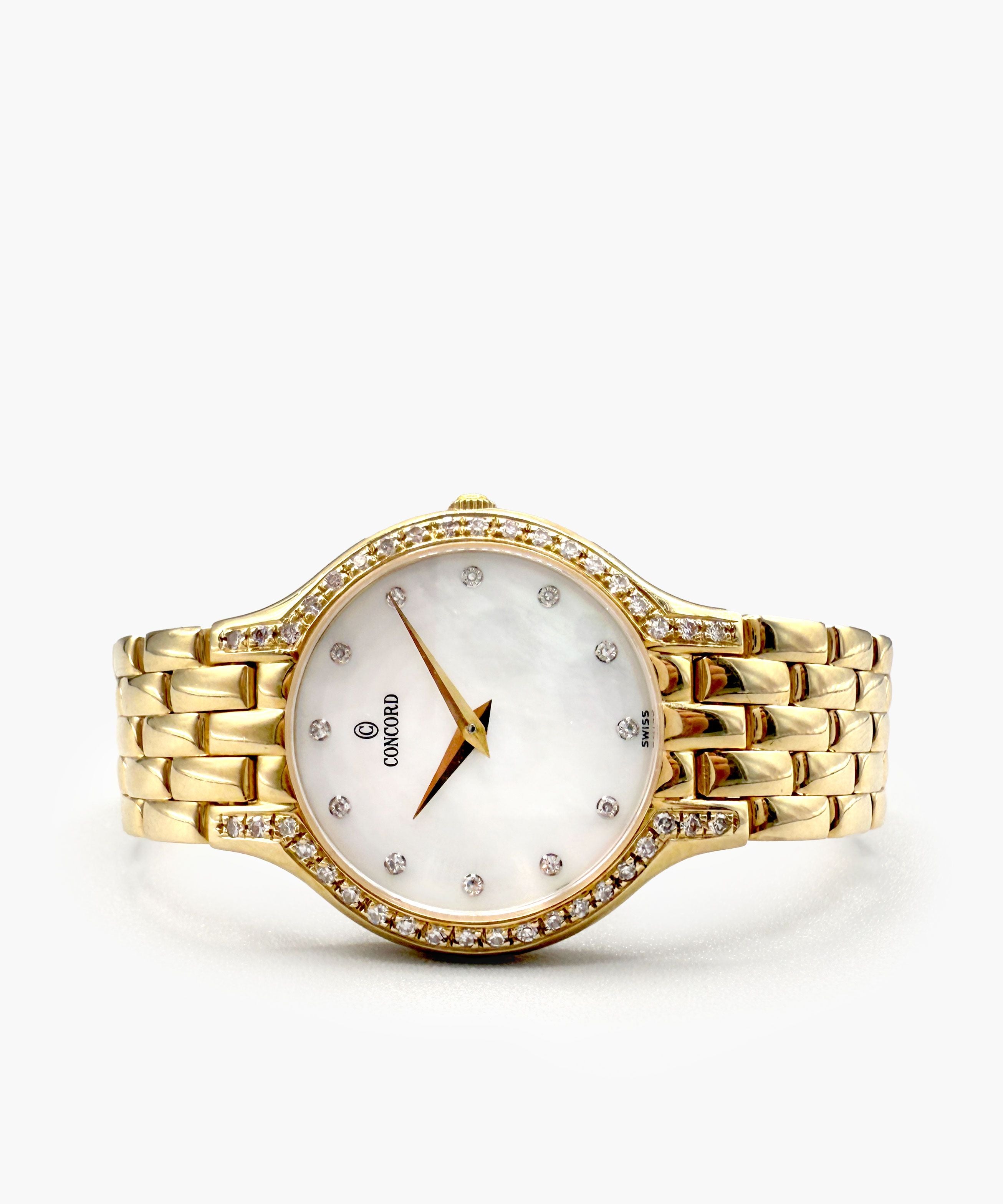 Concord "Le Palais" Ladies Watch in 14K Yellow Gold with Diamond Accents